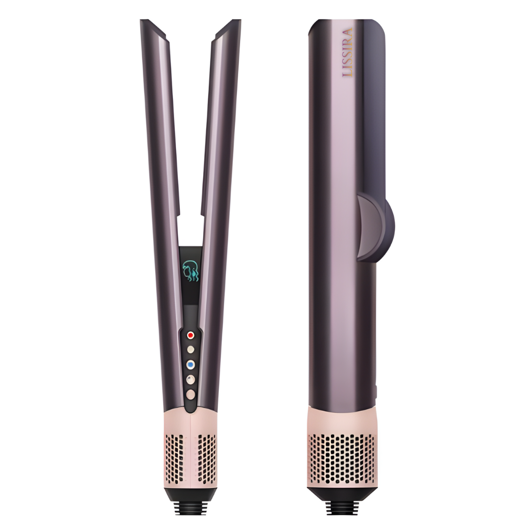 AeroLiss Pro™ – Alisadora y Secadora 2 en 1 para un Cabello Liso, Brillante y Saludable