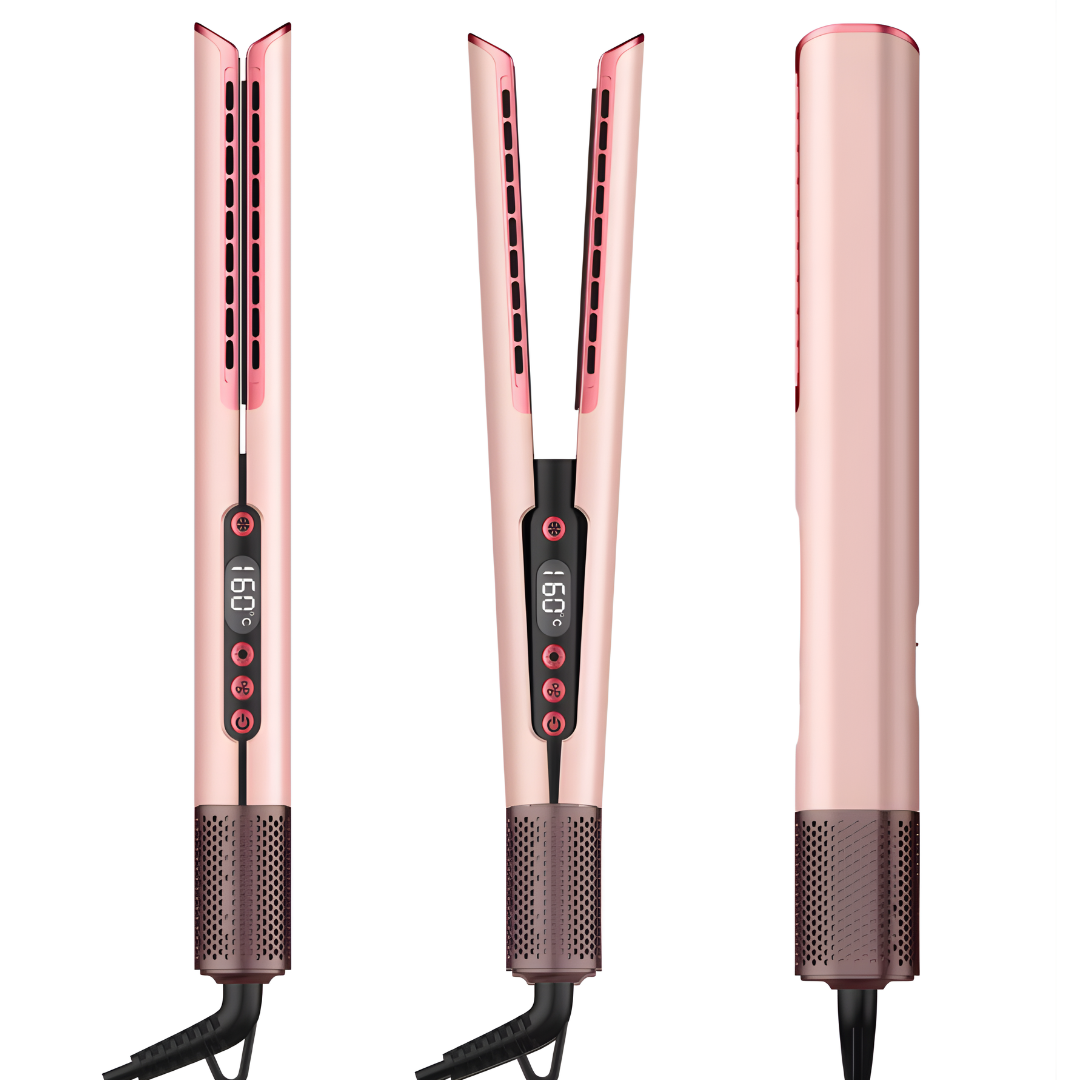 Airstyle Pro™ Tecnología iónica avanzada para secar y alisar tu cabello, reduciendo el frizz y cuidando la salud capilar sin daño por calor.