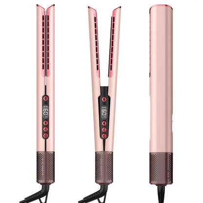 Airstyle Pro™ Tecnología iónica avanzada para secar y alisar tu cabello, reduciendo el frizz y cuidando la salud capilar sin daño por calor.