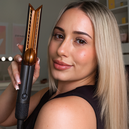 AeroLiss Pro™ – Alisadora y Secadora 2 en 1 para un Cabello Liso, Brillante y Saludable
