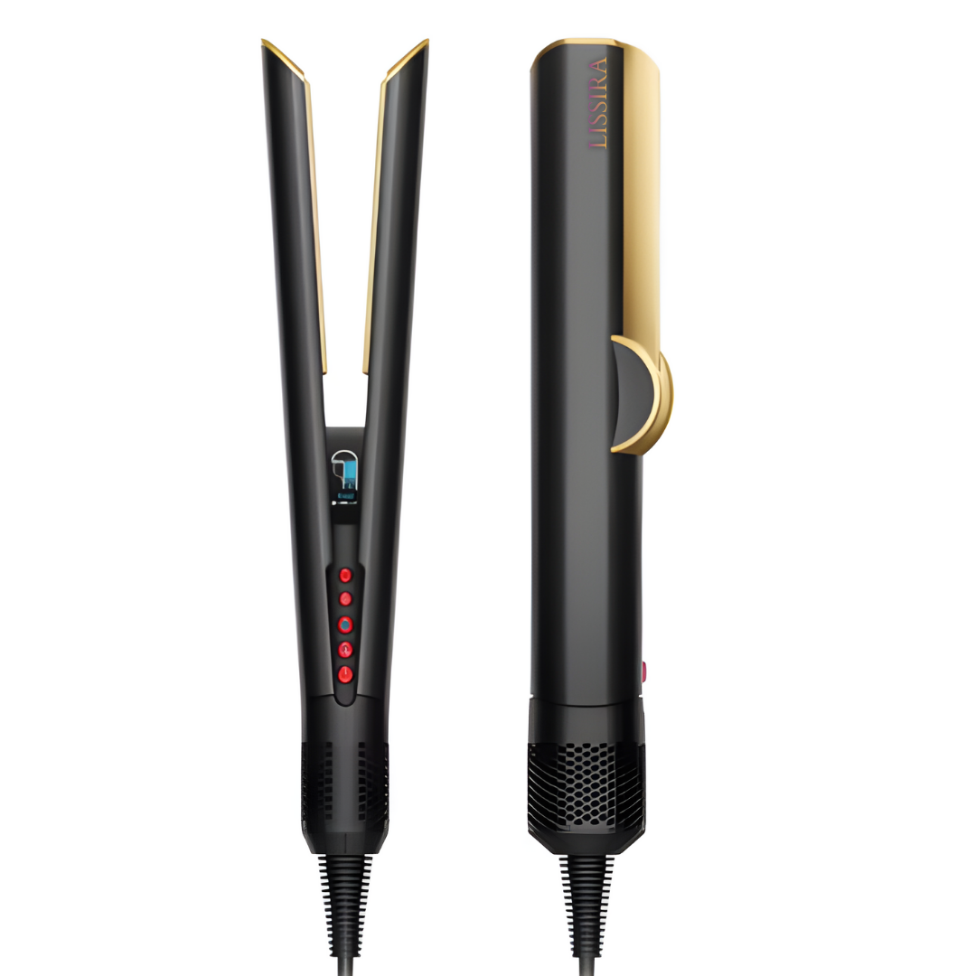 AeroLiss Pro™ – Alisadora y Secadora 2 en 1 para un Cabello Liso, Brillante y Saludable
