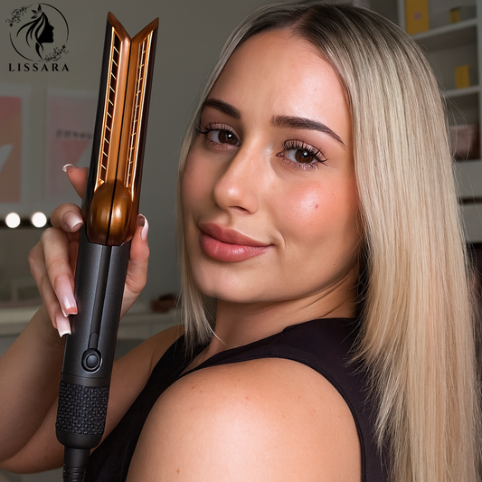 AeroLiss Pro™ – Alisadora y Secadora 2 en 1 para un Cabello Liso, Brillante y Saludable