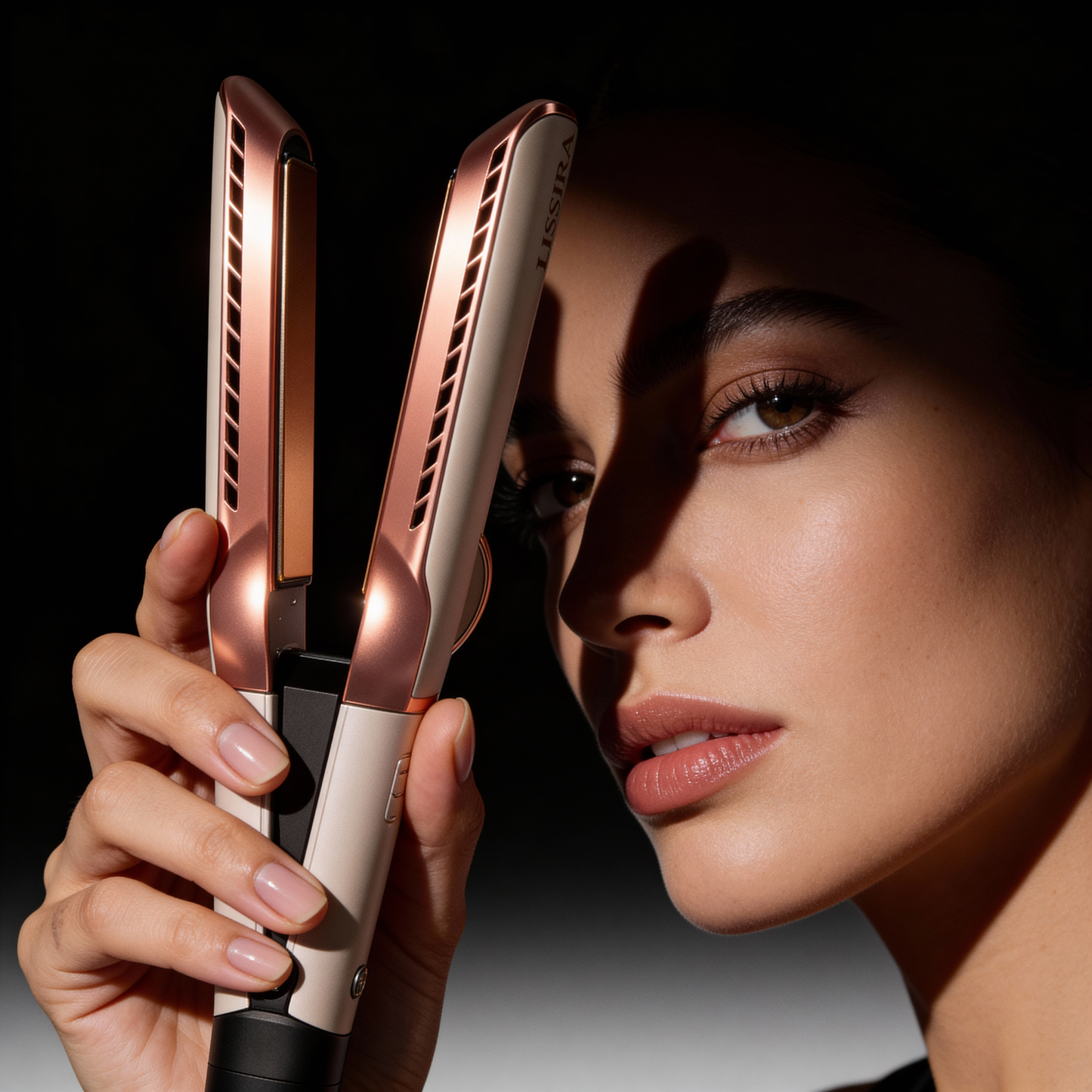 AeroLiss Pro™ – Alisadora y Secadora 2 en 1 para un Cabello Liso, Brillante y Saludable